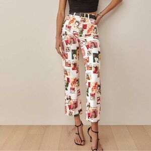 Reformation Comic High Rise Straight Jeans 28